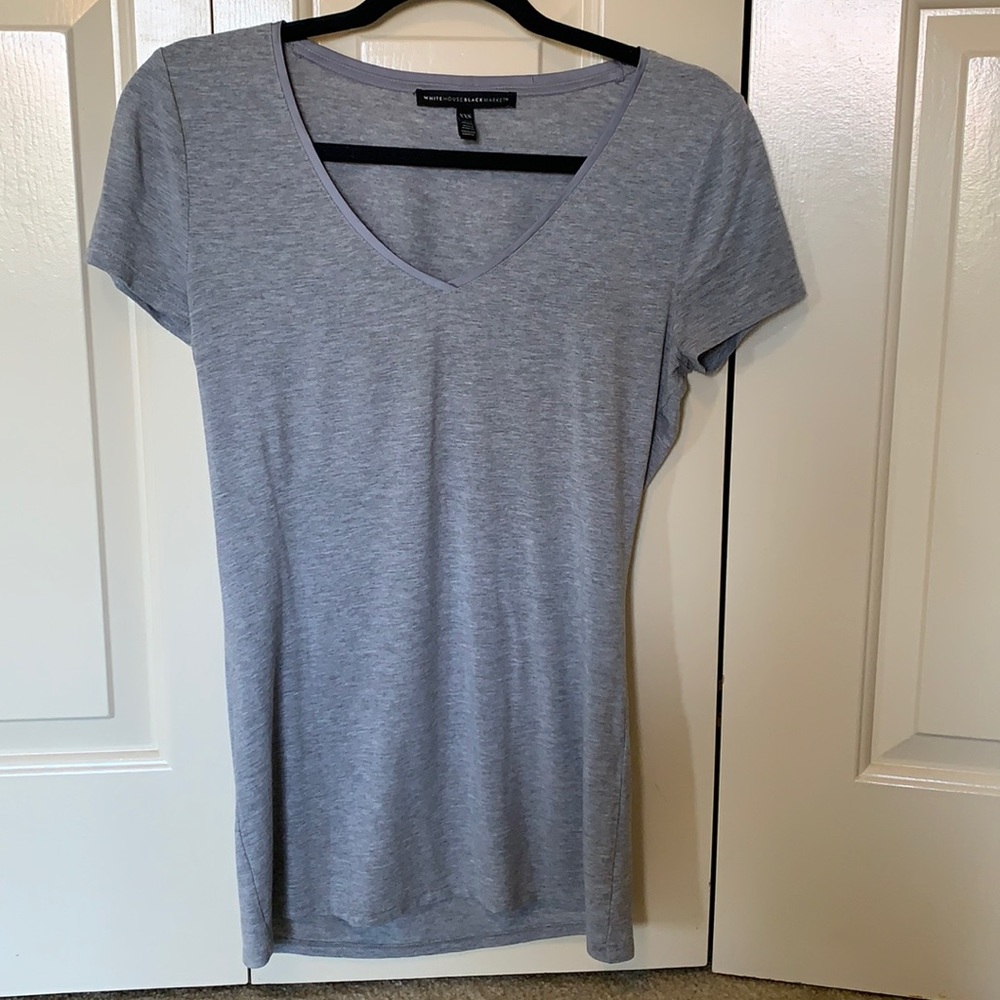 WHBM GRAY SOFT TEE